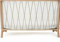 Lit lacets hazelnut avec matelas coco naturel Kimi - Charlie Crane