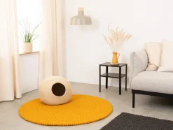 Lit pour chat en laine beige 38cm Levi - Myfelt