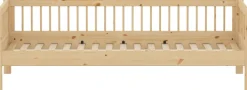 Lit simple en pin solide et contreplaqué de bouleau 90x200cm Classic - Flexa