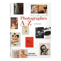 Livre relié 14x19,5cm 640 pages Photographes A-Z - Taschen