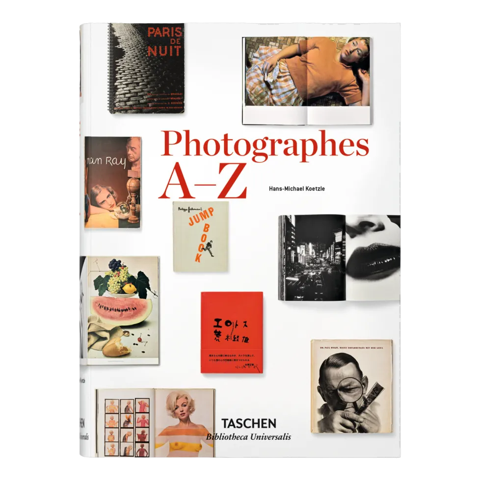 Livre relié 14x19,5cm 640 pages Photographes A-Z - Taschen