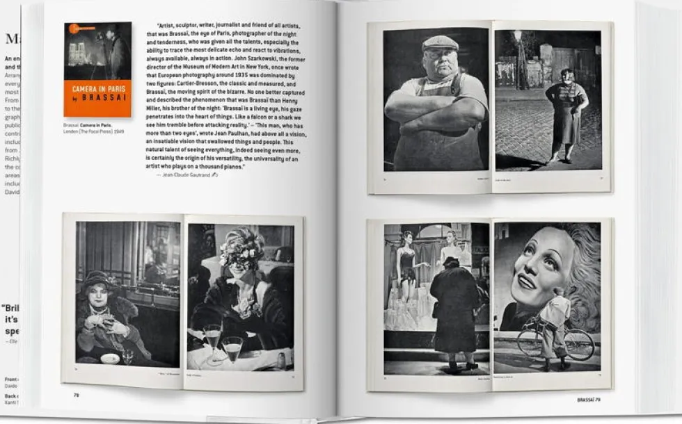 Livre relié 14x19,5cm 640 pages Photographes A-Z - Taschen