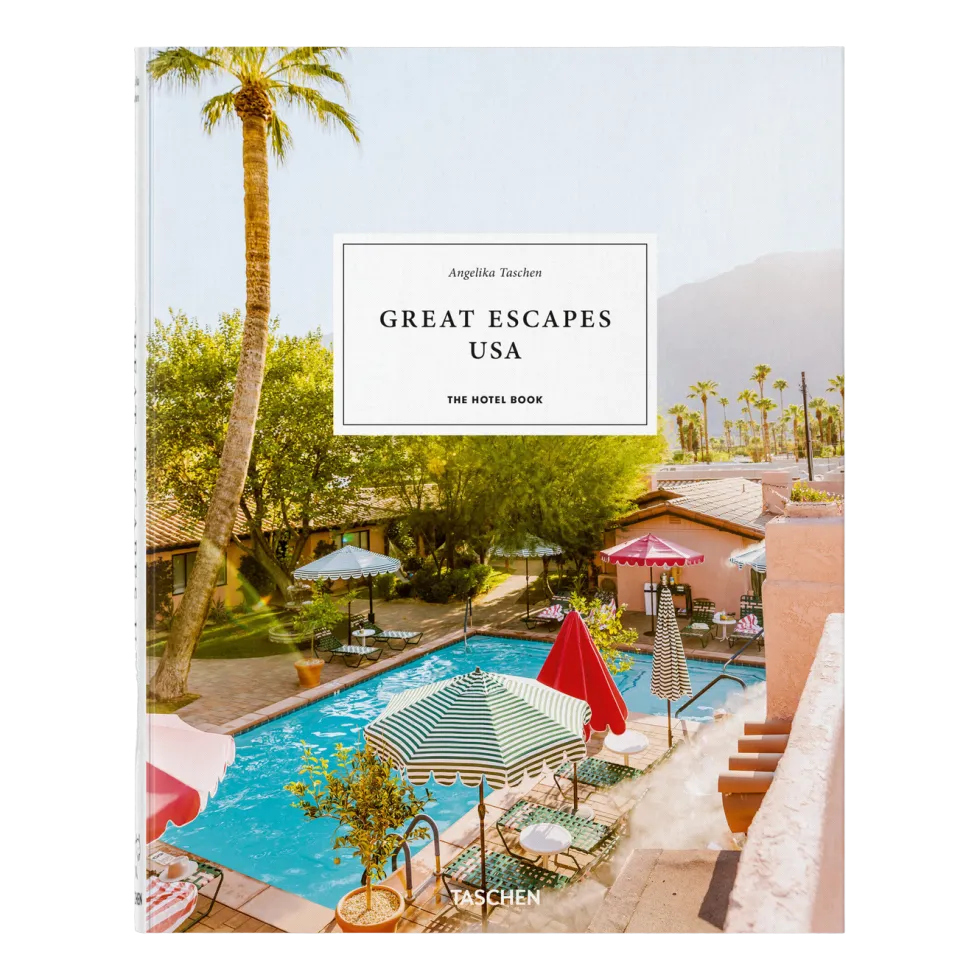 Livre relié 23,8x30x2cm 360 pages Great Escapes USA. The Hotel Book - Taschen