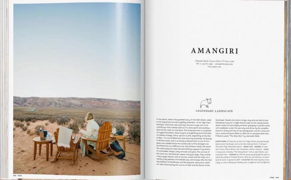 Livre relié 23,8x30x2cm 360 pages Great Escapes USA. The Hotel Book - Taschen