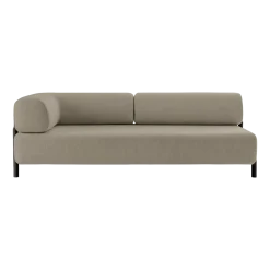 Élément angle gauche de canapé modulable beige Palo - Hem