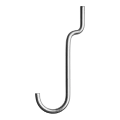 Lot de 4 crochets verticaux en acier inoxydable 10x3,5cm String System - String furniture