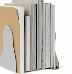Lot de 2 serre-livres en miroir poli Pond - Ferm Living