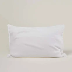 Lot De 2 Taies D'oreiller Lou Blanc - Madura