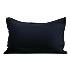Lot De 2 Taies D'oreiller Lou Bleu Encre - Madura