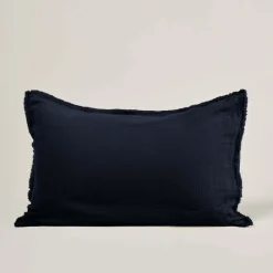 Lot De 2 Taies D'oreiller Lou Bleu Encre - Madura