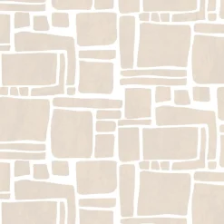 4 lés de papier peint intissé beige 192x270cm Dédales - Edito