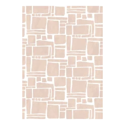 4 lés de papier peint intissé beige 192x270cm Dédales - Edito