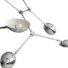 Lustre en acier brossé chromé 158x120x85cm Drop - 101 COPENHAGEN