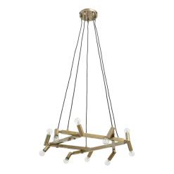 Lustre en laiton doré 105 x 75 cm - Nordal