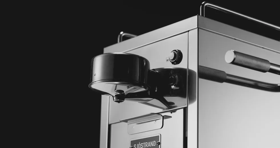 Machine à café en acier beige The Original 2.0 - SJOSTRAND