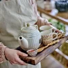 Maple Teapot Green Stoneware - Bloomingville