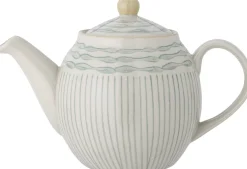 Maple Teapot Green Stoneware - Bloomingville