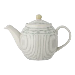 Maple Teapot Green Stoneware - Bloomingville