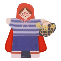 Marionnette en coton bio 25x29cm Rosie Vibes - Nobodinoz