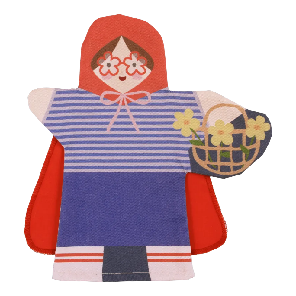 Marionnette en coton bio 25x29cm Rosie Vibes - Nobodinoz