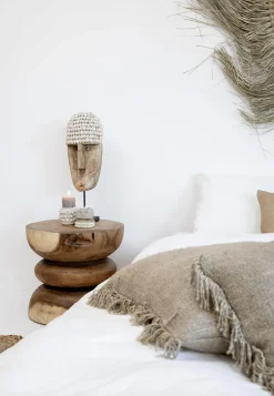 Masque de Cowrie sur pied L - Bazar Bizar