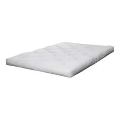Matelas futon 1 place blanc 90 x 200 cm Double Latex - Karup Design