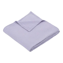 Maxi-lange en gaze de coton 120 x 120 cm lavande Les Petits - The Cool Republic