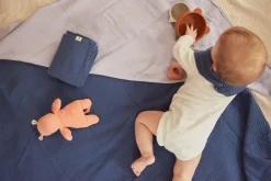 Maxi-lange en gaze de coton 120 x 120 cm lavande Les Petits - The Cool Republic