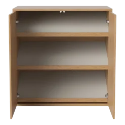 Meuble à chaussures avec portes en chêne huilé 70 x 70 cm Case - Bolia