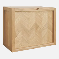 Meuble à chaussures en chêne motif chevron - Hübsch