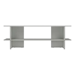 Meuble de rangement en acier pebble grey 160cm Hes - noo.ma