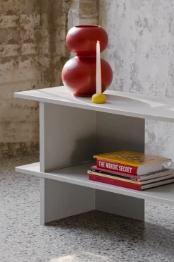 Meuble de rangement en acier pebble grey 160cm Hes - noo.ma