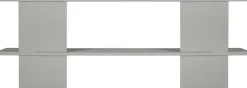 Meuble de rangement en acier pebble grey 160cm Hes - noo.ma