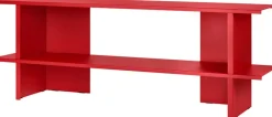 Meuble de rangement en acier rouge tomate 160cm Hes - noo.ma