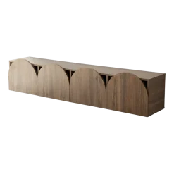 Meuble en bois marron 180x35cm Mesta - Home Design