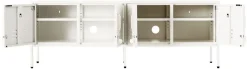 Meuble tv en acier blanc craie 162x40x57cm The Standard - Mustard Made