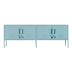 Meuble tv en acier bleu océan 162x40x57cm The Standard - Mustard Made