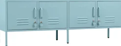 Meuble tv en acier bleu océan 162x40x57cm The Standard - Mustard Made