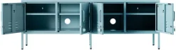 Meuble tv en acier bleu océan 162x40x57cm The Standard - Mustard Made