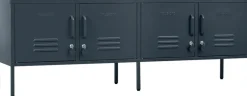 Meuble tv en acier gris ardoise 162x40x57cm The Standard - Mustard Made