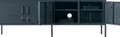 Meuble tv en acier gris ardoise 162x40x57cm The Standard - Mustard Made