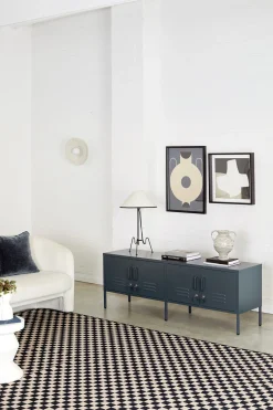 Meuble tv en acier gris ardoise 162x40x57cm The Standard - Mustard Made