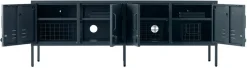 Meuble tv en acier gris ardoise 162x40x57cm The Standard - Mustard Made