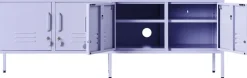 Meuble tv en acier lilas 162x40x57cm The Standard - Mustard Made