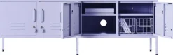 Meuble tv en acier lilas 162x40x57cm The Standard - Mustard Made