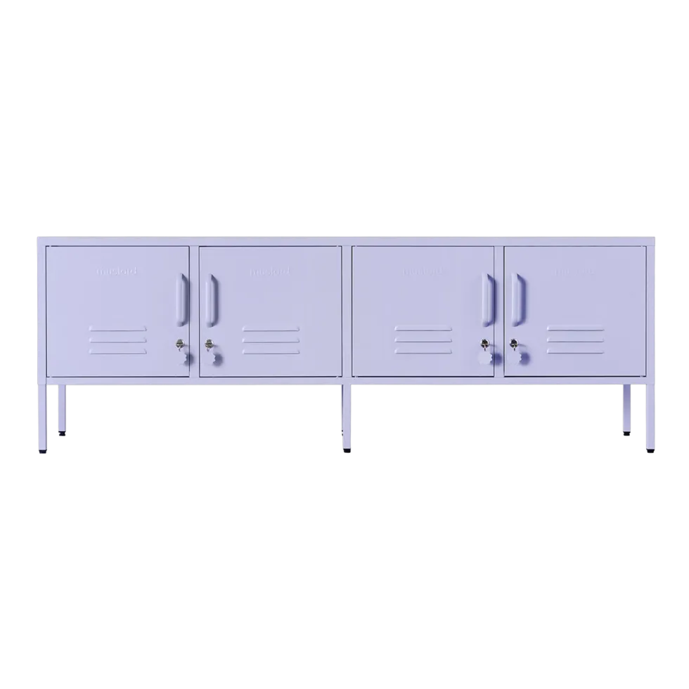 Meuble tv en acier lilas 162x40x57cm The Standard - Mustard Made
