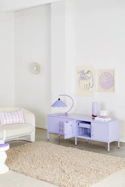 Meuble tv en acier lilas 162x40x57cm The Standard - Mustard Made