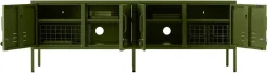 Meuble tv en acier vert olive 162x40x57cm The Standard - Mustard Made