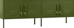 Meuble tv en acier vert olive 162x40x57cm The Standard - Mustard Made