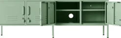 Meuble tv en acier vert sauge 162x40x57cm The Standard - Mustard Made